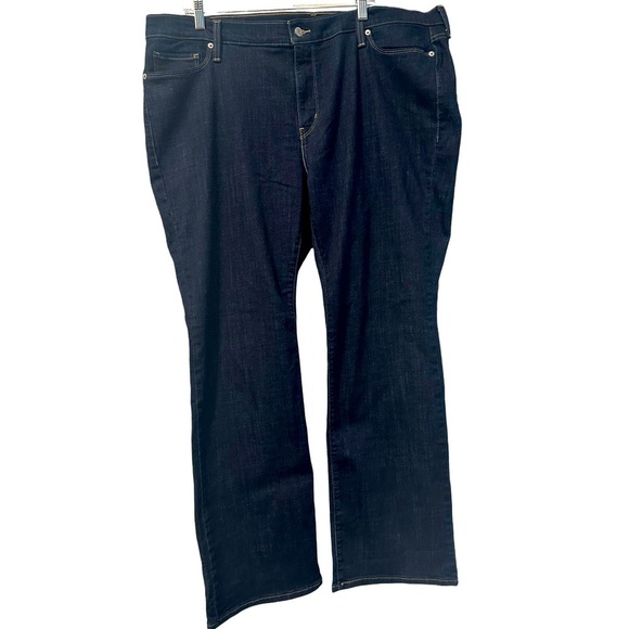 Levis Classic Bootcut 22W plus size Dark Denim wash - Picture 1 of 10